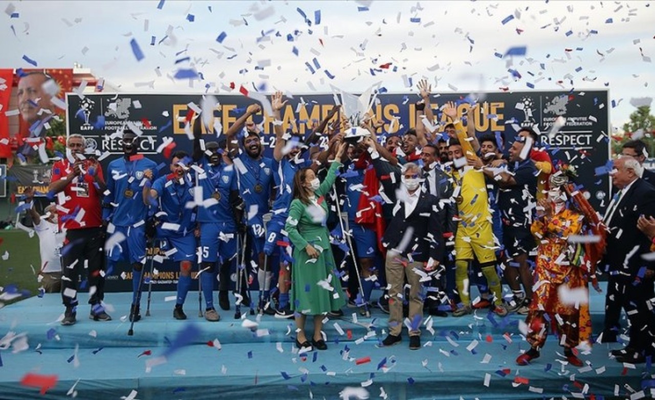 Helal olsun size: Şahinbey Belediyespor,  Avrupa Şampiyonlar Ligi şampiyonu