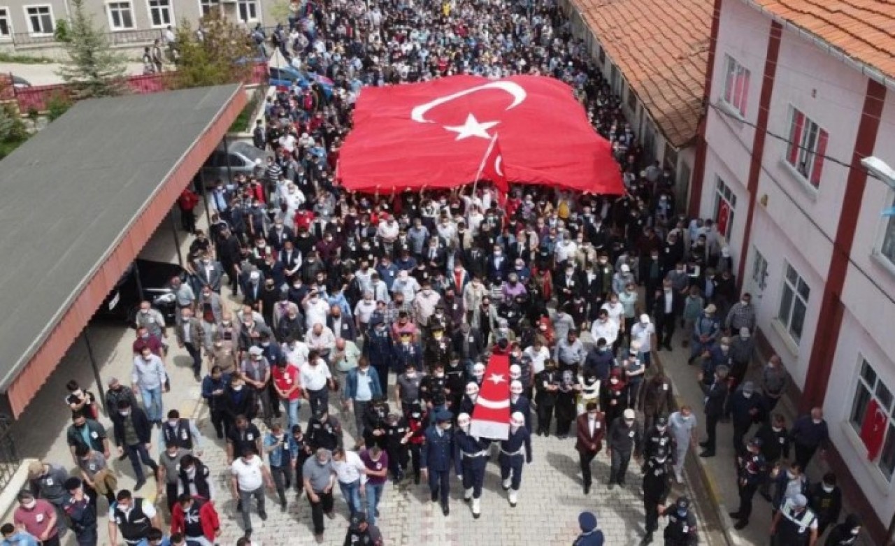 Şehit Uzman Çavuş Ahmet Asan son yolculuğuna uğurlandı