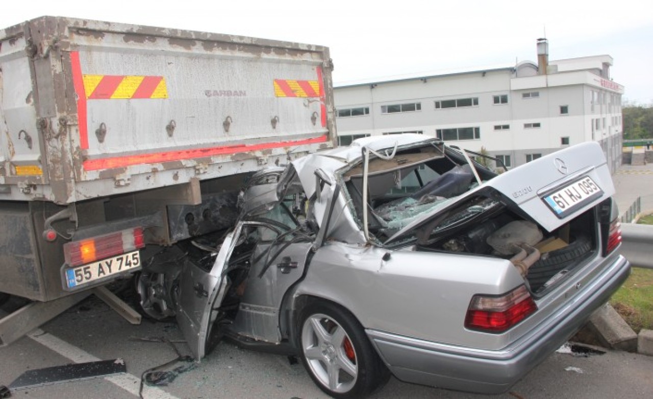 Ünye'de feci kaza: Ali Yüksel öldü
