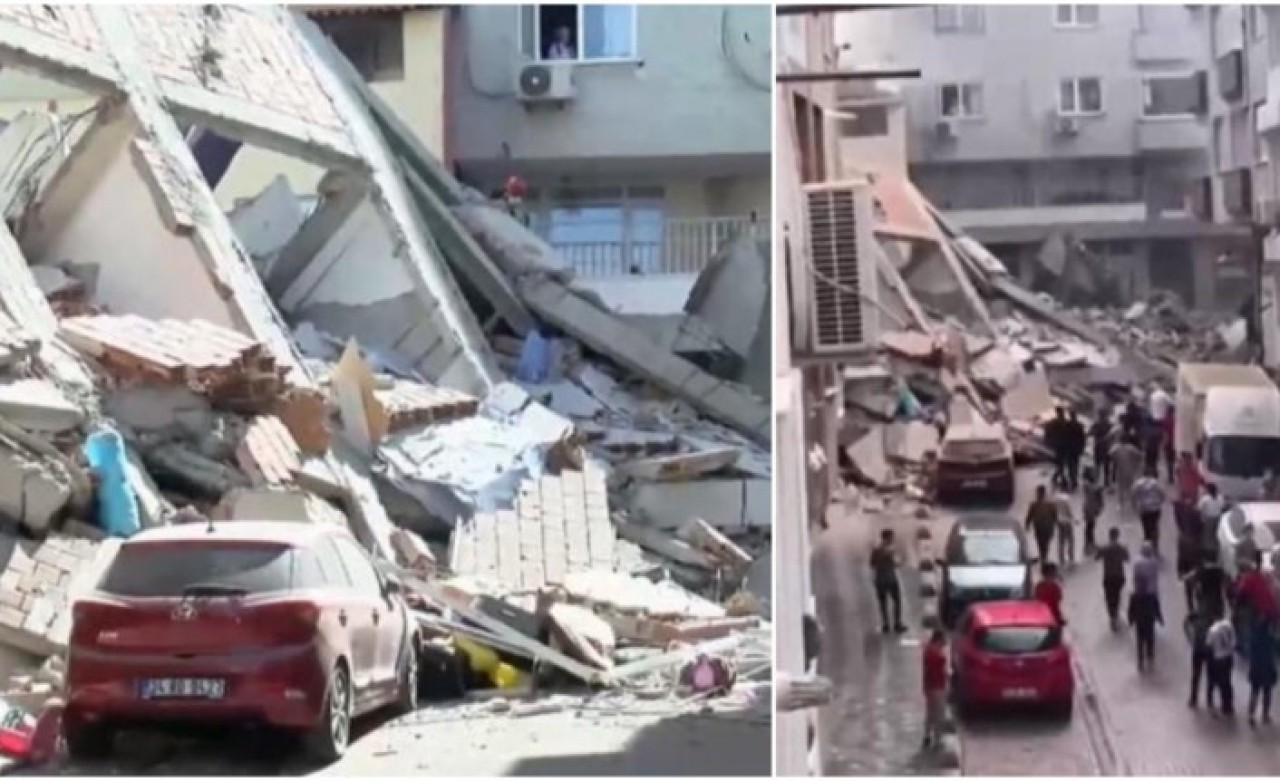 Zeytinburnu'nda 5 katlı bina çöktü