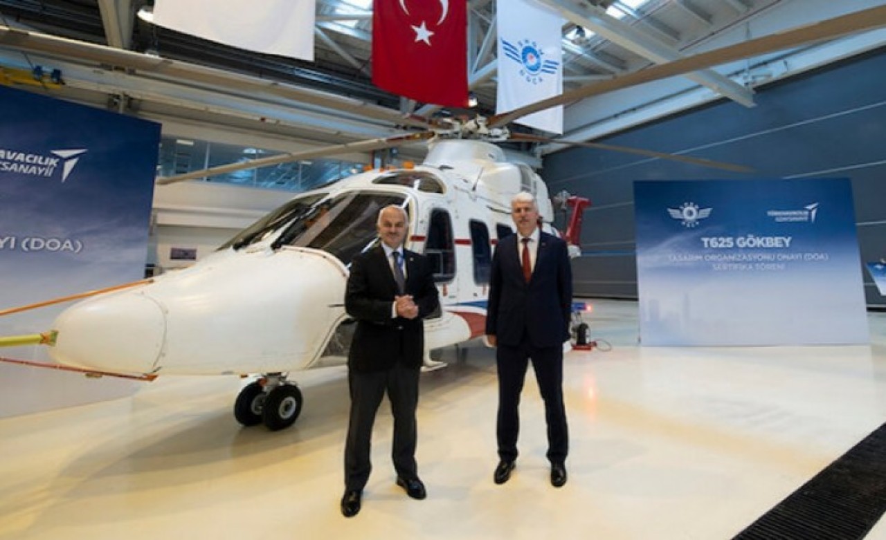 Milli helikopter Gökbey'den bir başarı daha: Tasarım Organizasyonu Onay Belgesi aldı