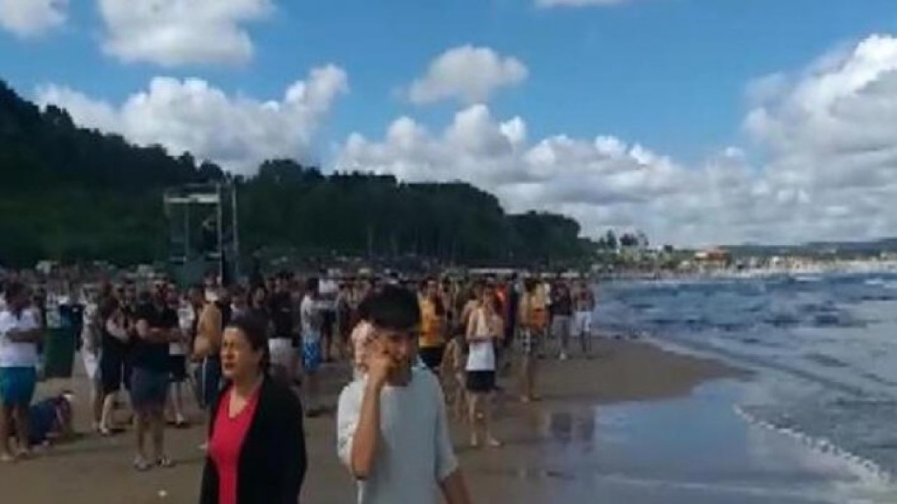 Acı haber gelince Şile'de denize girmek yasaklandı