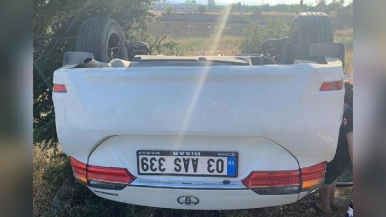 Afyonkarahisar'da kaza: Fadime Akalı öldü,  Sadık Türk yaralandı