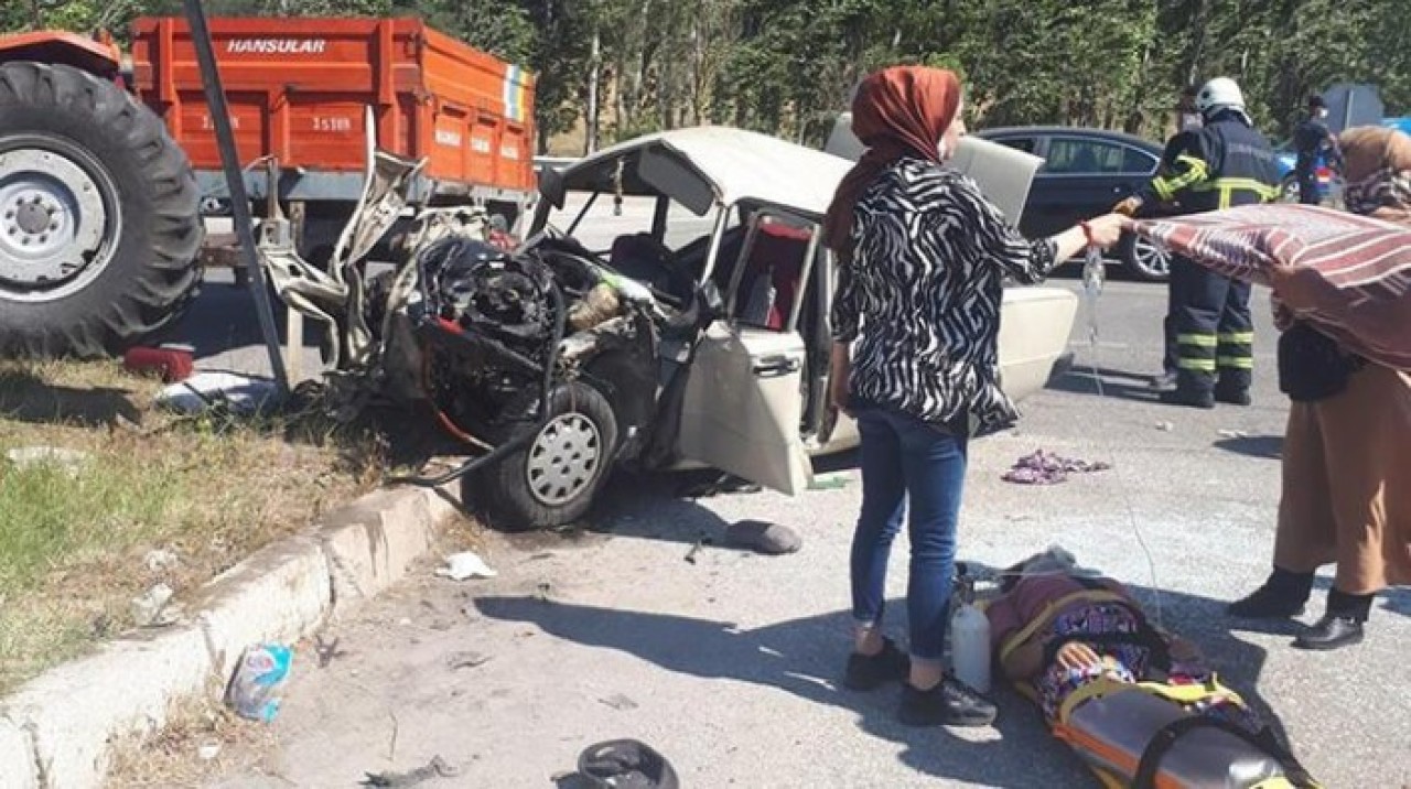 Çorum'da korkunç kaza: İsmail Naci Başer,  Havva Işık ve Gönül Şeker öldü