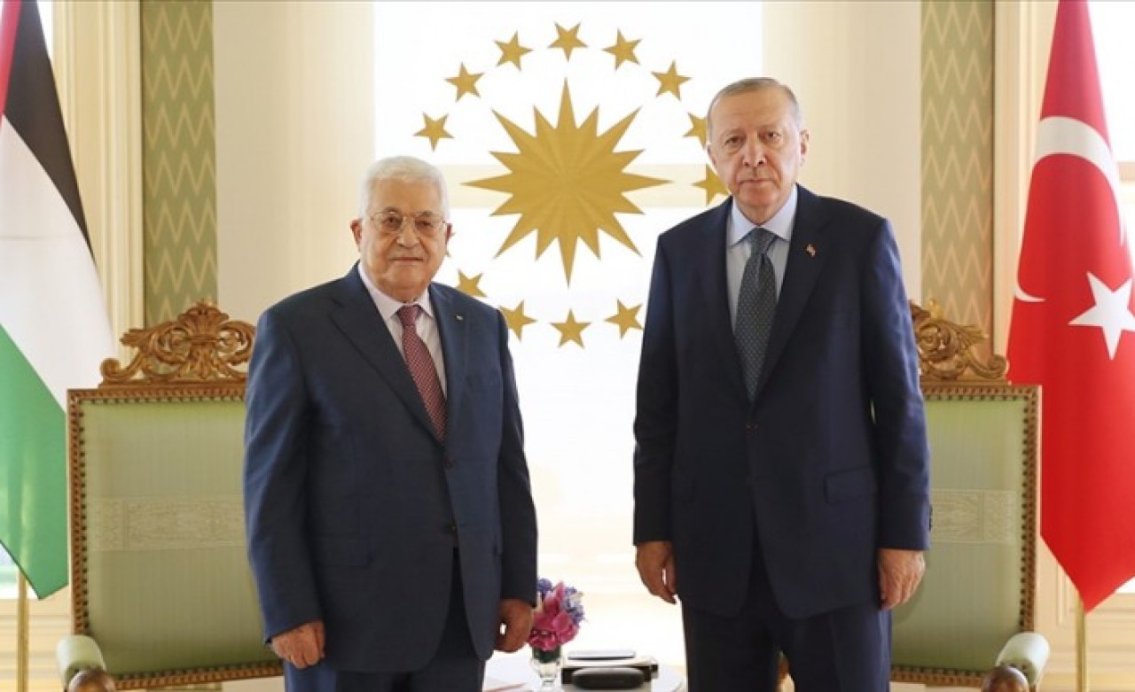 Cumhurbaşkanı Erdoğan ile Filistin Devlet Başkanı Abbas arasında kritik görüşme