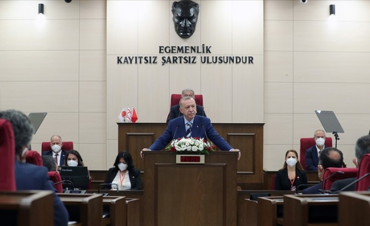 Cumhurbaşkanı Erdoğan KKTC'de müjdeyi açıkladı