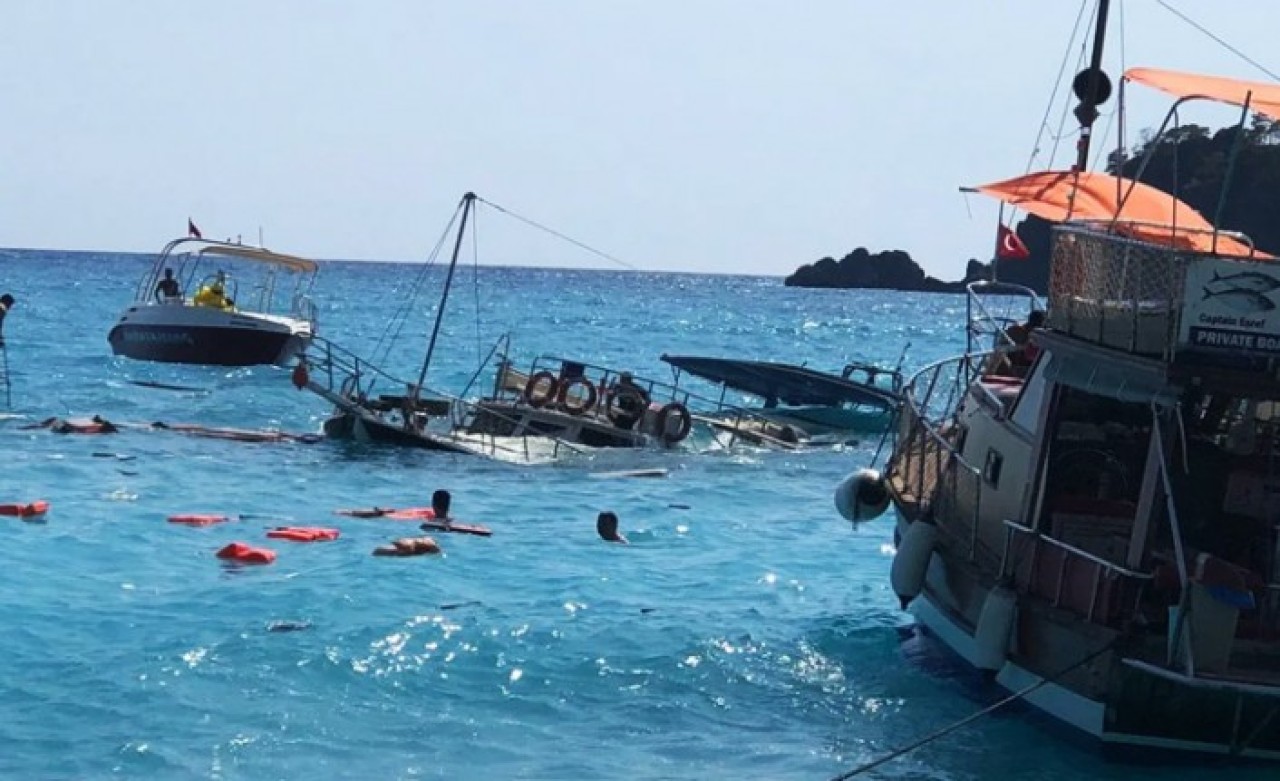 Fethiye’de tur teknesi battı: 2 yaşındaki Yunus Emre Yılmaz öldü