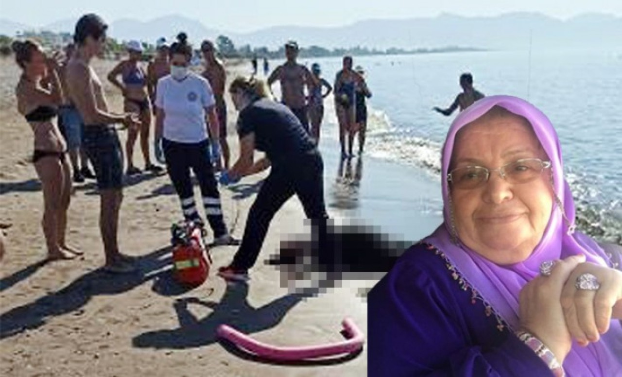 Finike'de pansiyon sahibi Fatma Ertaş,  denizde boğuldu
