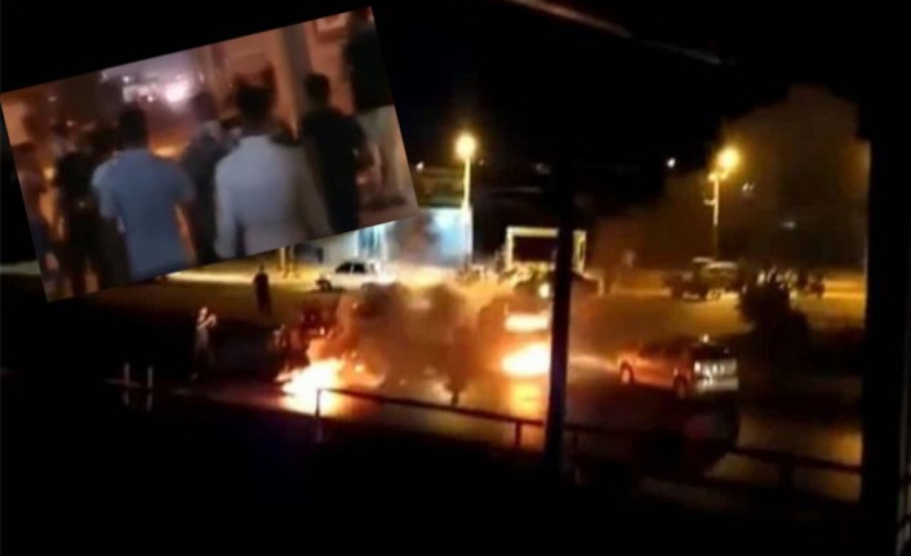 İran’ın Huzistan eyaletinde halk ayaklandı: Tankı ateşe verdiler