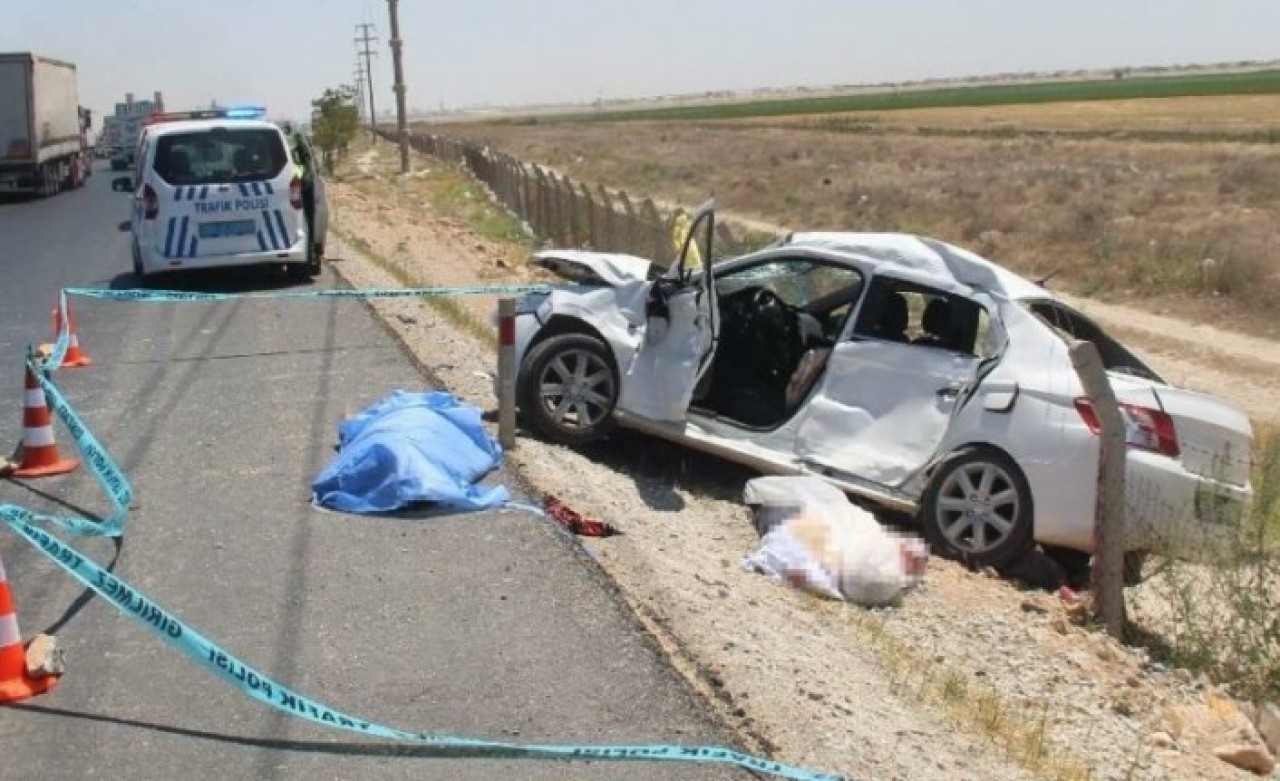 Konya'da feci kaza: Kemal Keklik ve kızı Meryem Keklik öldü