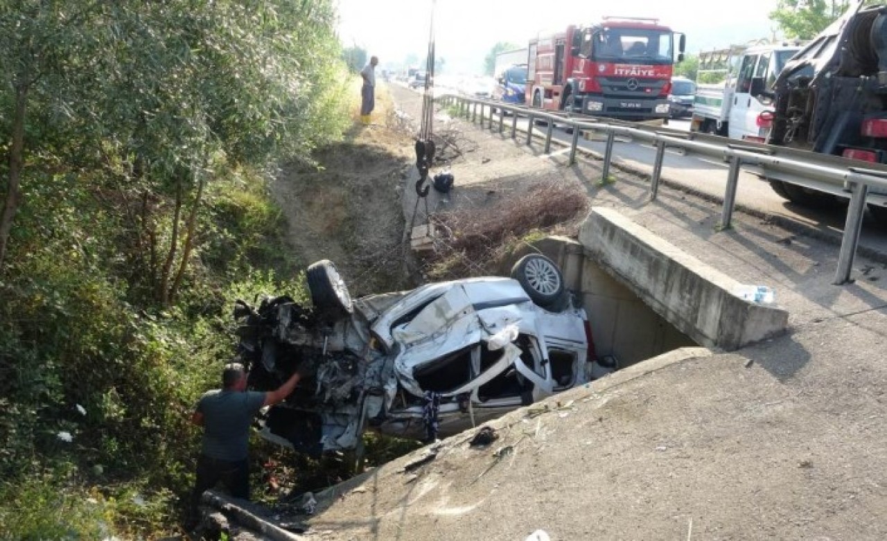 Samsun'da korkunç kaza: Erin Enes Aydın,  Güven Aydın ve Nurşen Topal öldü