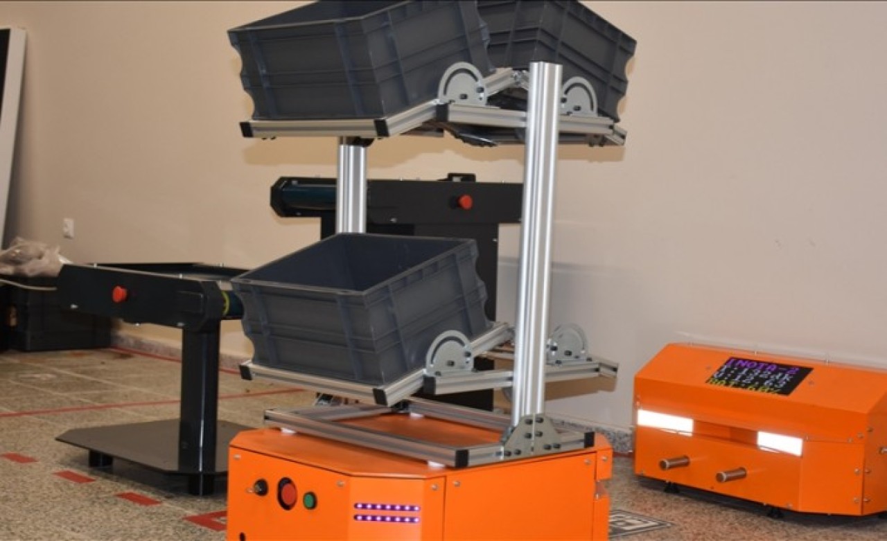 Akıllı süpürgeden ilham alan firma yerli yük taşıma robotu geliştirdi