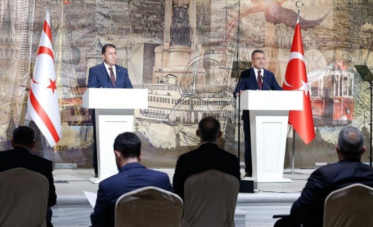 Fuat Oktay: Türkiye hem kendi,  hem de Kıbrıs Türklerinin haklarını korumada kararlı