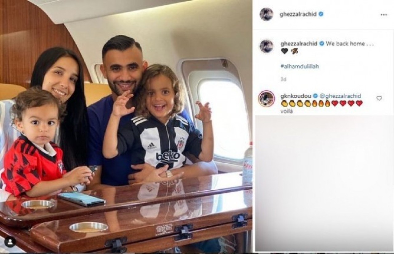 Ghezzal'dan son paylaşım: Eve dönüyoruz!
