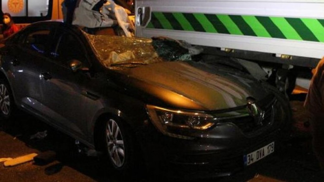 İBB'nin ağaç bakım aracına otomobil çarptı: Emirhan Gül ağır yaralandı,  4 kişi daha yaralı