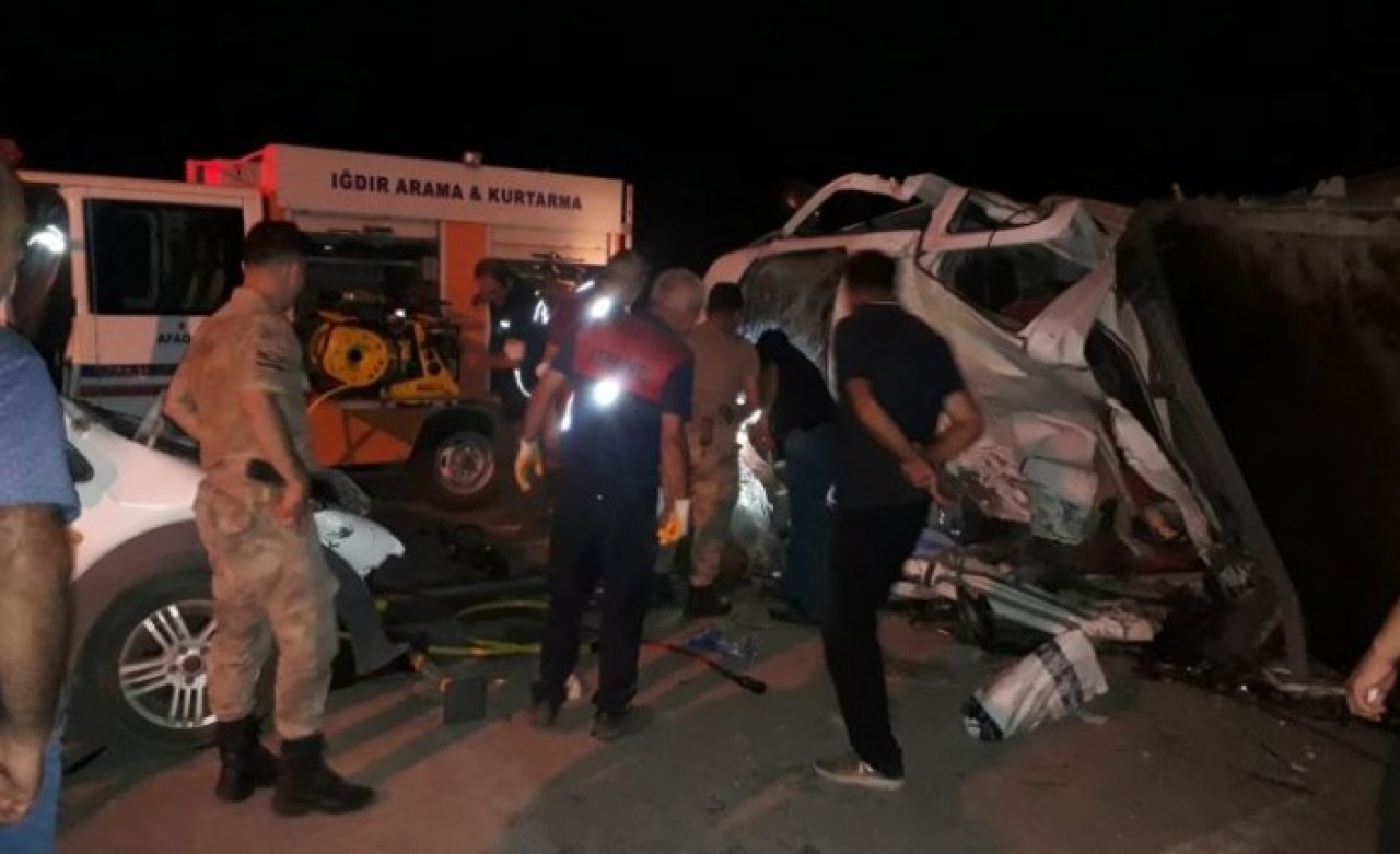 Iğdır'da kaza: Burhan Atlas öldü