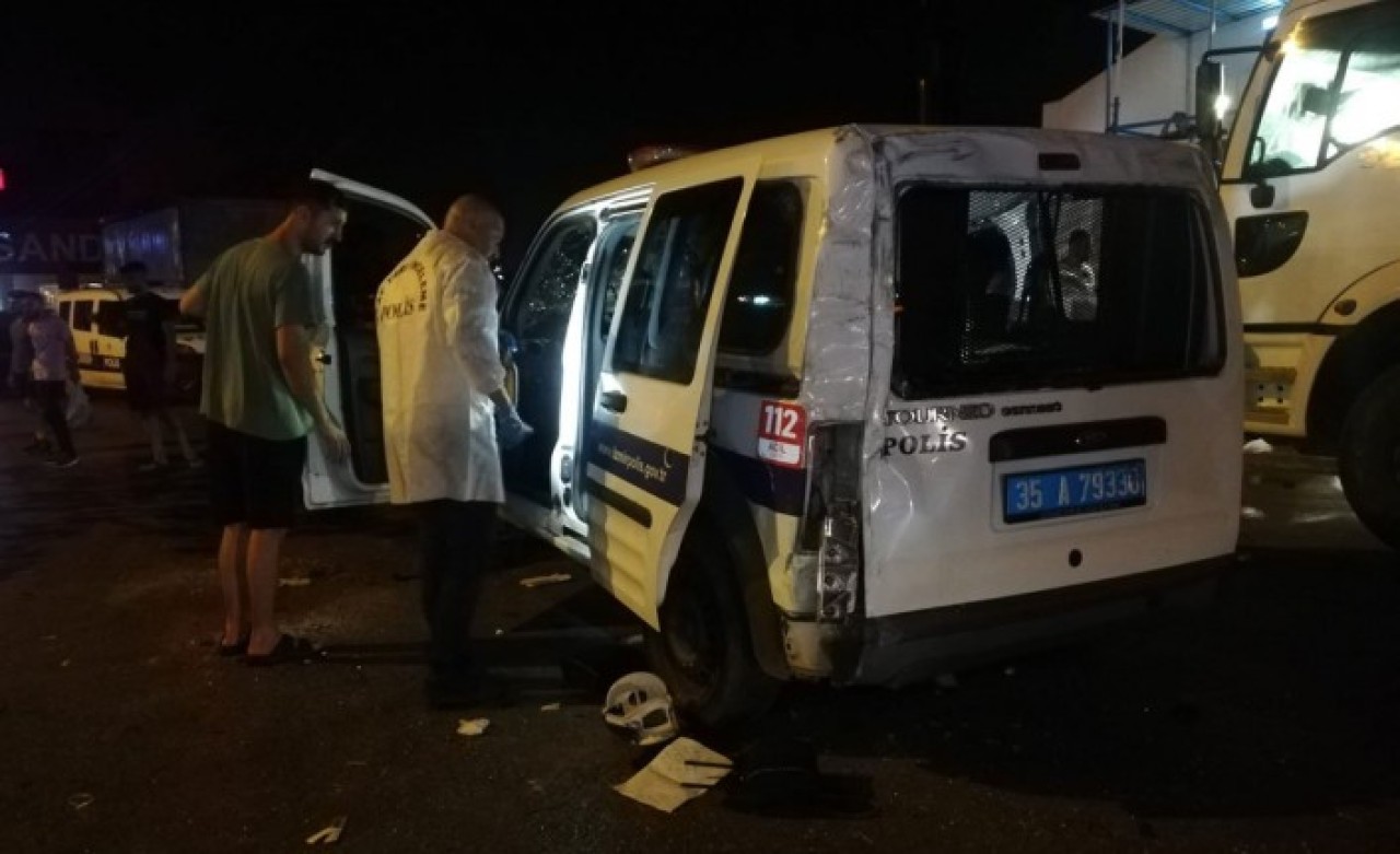 İzmir’de kaza: Polis İbrahim Okçu şehit oldu,  4 de yaralı var