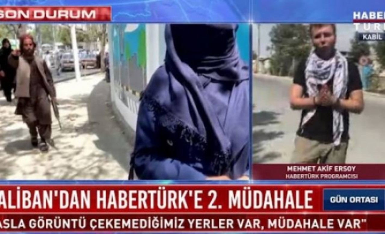 Kabil'deki Türk gazeteci Mehmet Akif Ersoy'a Taliban müdahalesi: Dehşet görüntüler var!