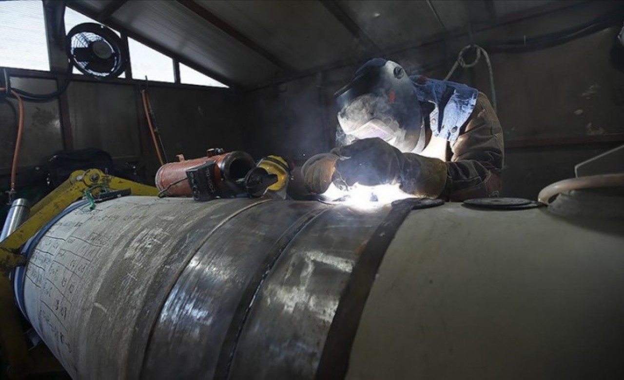 Karadeniz'de kullanılacak doğal gaz borularının üretimine başlandı