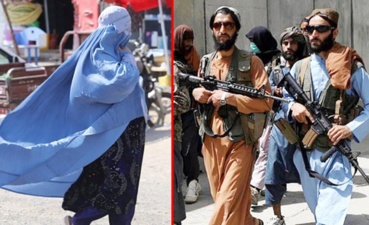 Taliban'dan kadınlara ilginç çağrı: Evde kalın,  sokaktaki güçlerimiz sizinle nasıl konuşulacağını bilmiyor