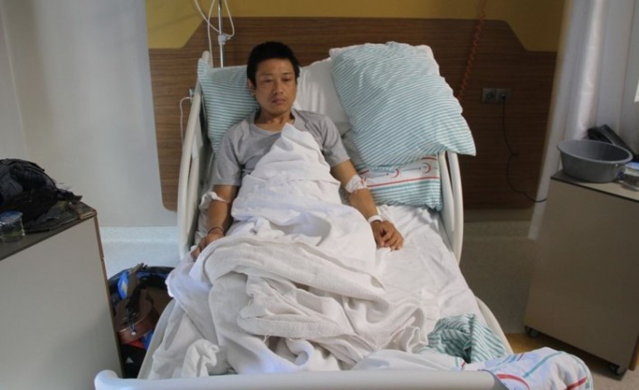 12 yıldır dünya turu yapan Japon turist son durağı Elazığ'da bıçaklandı