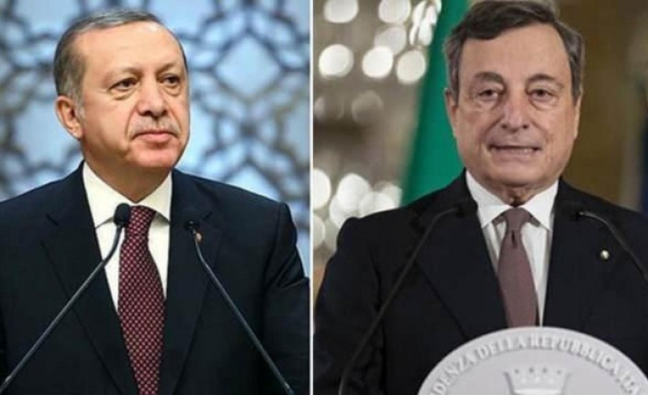 Açık açık söyledi: Cumhurbaşkanı Erdoğan'dan,  İtalya Başbakanı Draghi'ye net mesaj! 