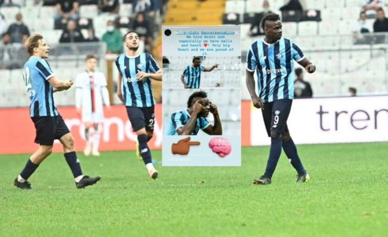 Beşiktaş maçından sonra Balotelli'den skandal paylaşım!