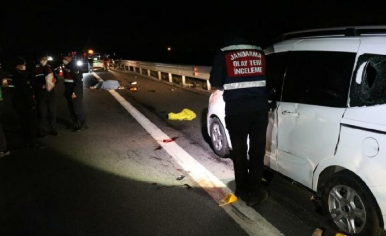 Bolu'da lastik değiştirirken kamyonet çarptı: İsrafil Kenar öldü