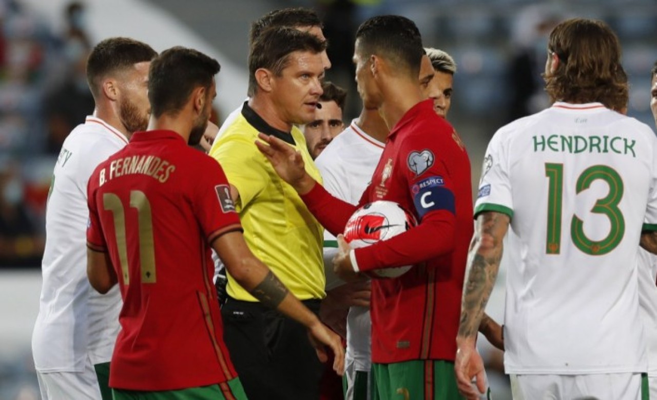 Rakibine tokat attı! Cristiano Ronaldo'dan şaşırtan hareket