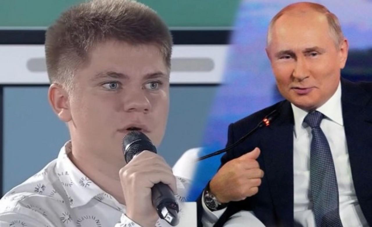 Rusya bu çocuğu konuşuyor! Putin'in tarihi hatasını hiç çekinmeden düzeltti
