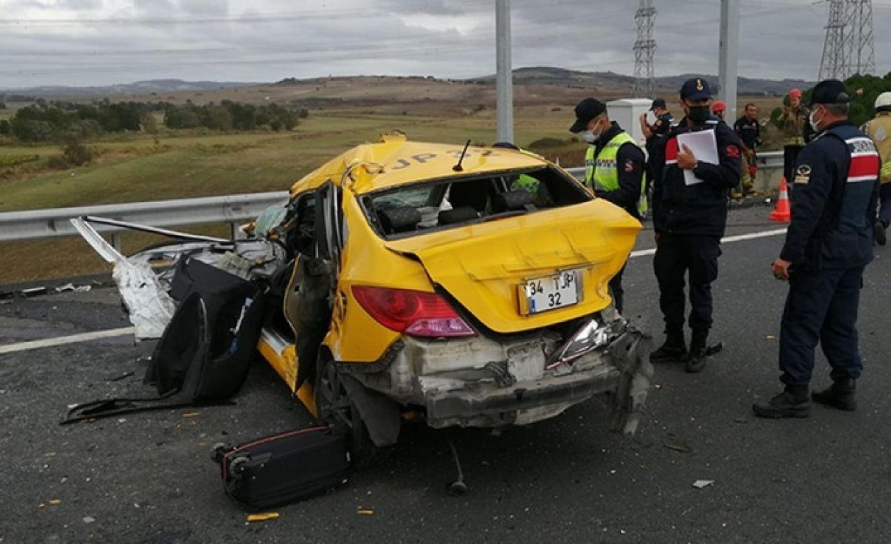 Çatalca'da feci kaza: İsa Kılıç ve Sedat Kara öldü,  Nevzat Yazıcı ağır yaralandı