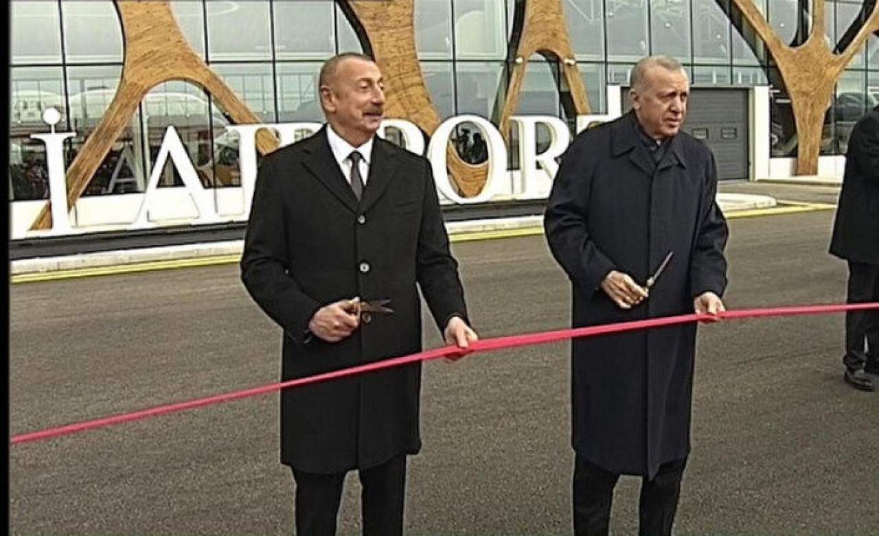 Cumhurbaşkanı Erdoğan ve Aliyev,  Fuzuli Havalimanını açtı