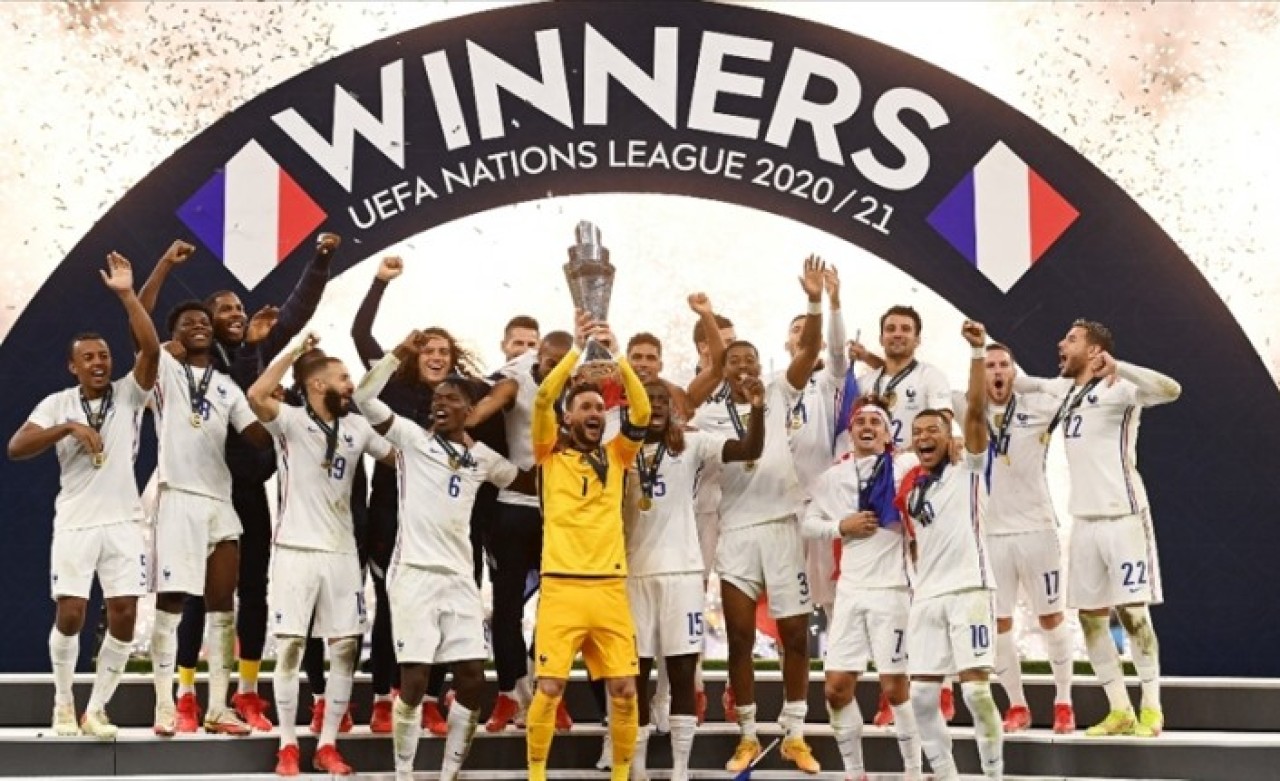 İspanya'yı yenen Fransa,  UEFA Uluslar Ligi şampiyonu oldu