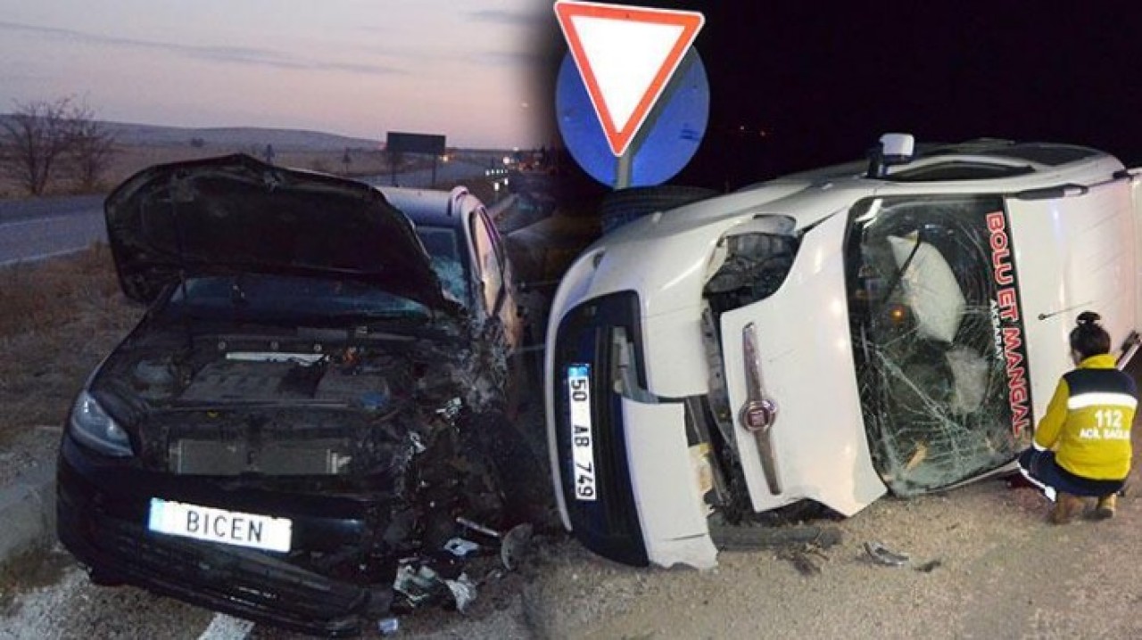 Aksaray'da feci kaza: Ahmet Alperen öldü,  Sami Biçen yaralandı