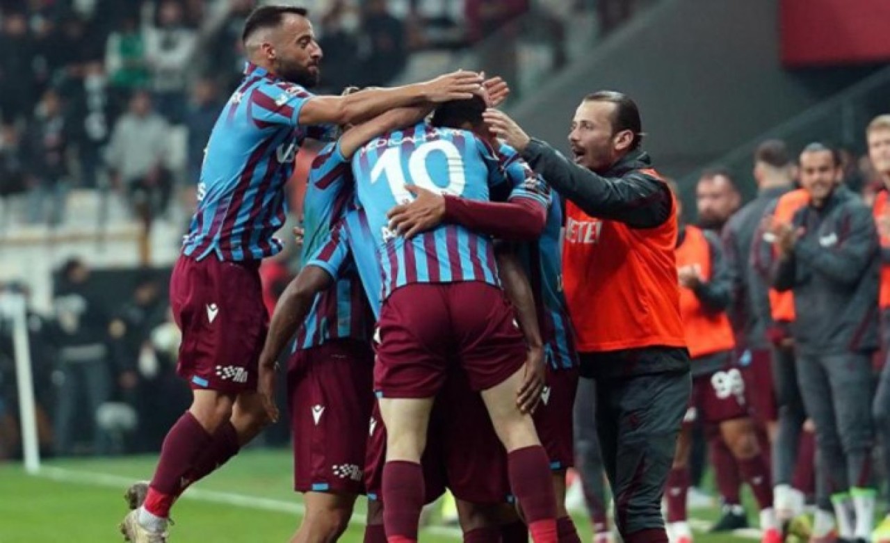 Dolmabahçe'de nefes kesen maç! Trabzonspor son dakika golüyle Beşiktaş'ı yıktı