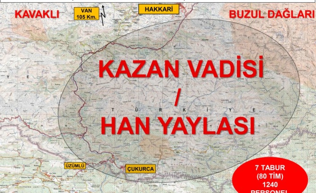 Eren Kış-4 Şehit Jandarma Komando Er İbrahim Doğu Operasyonu başladı