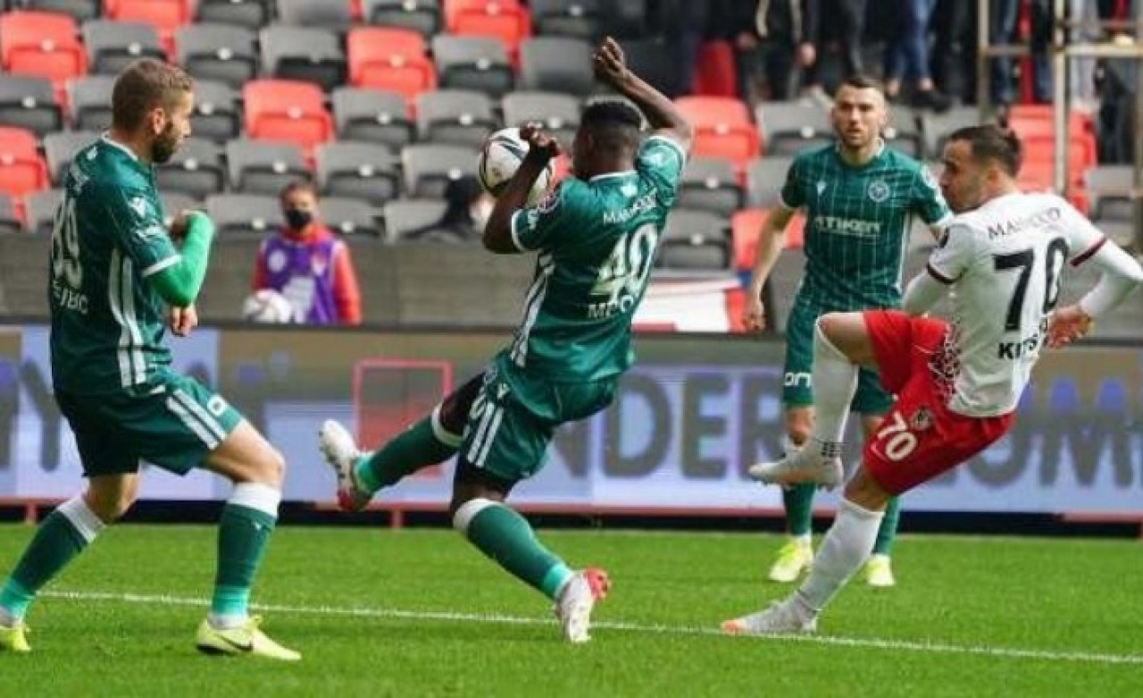 Gaziantep FK - Konyaspor: 5 gollü müthiş düello!