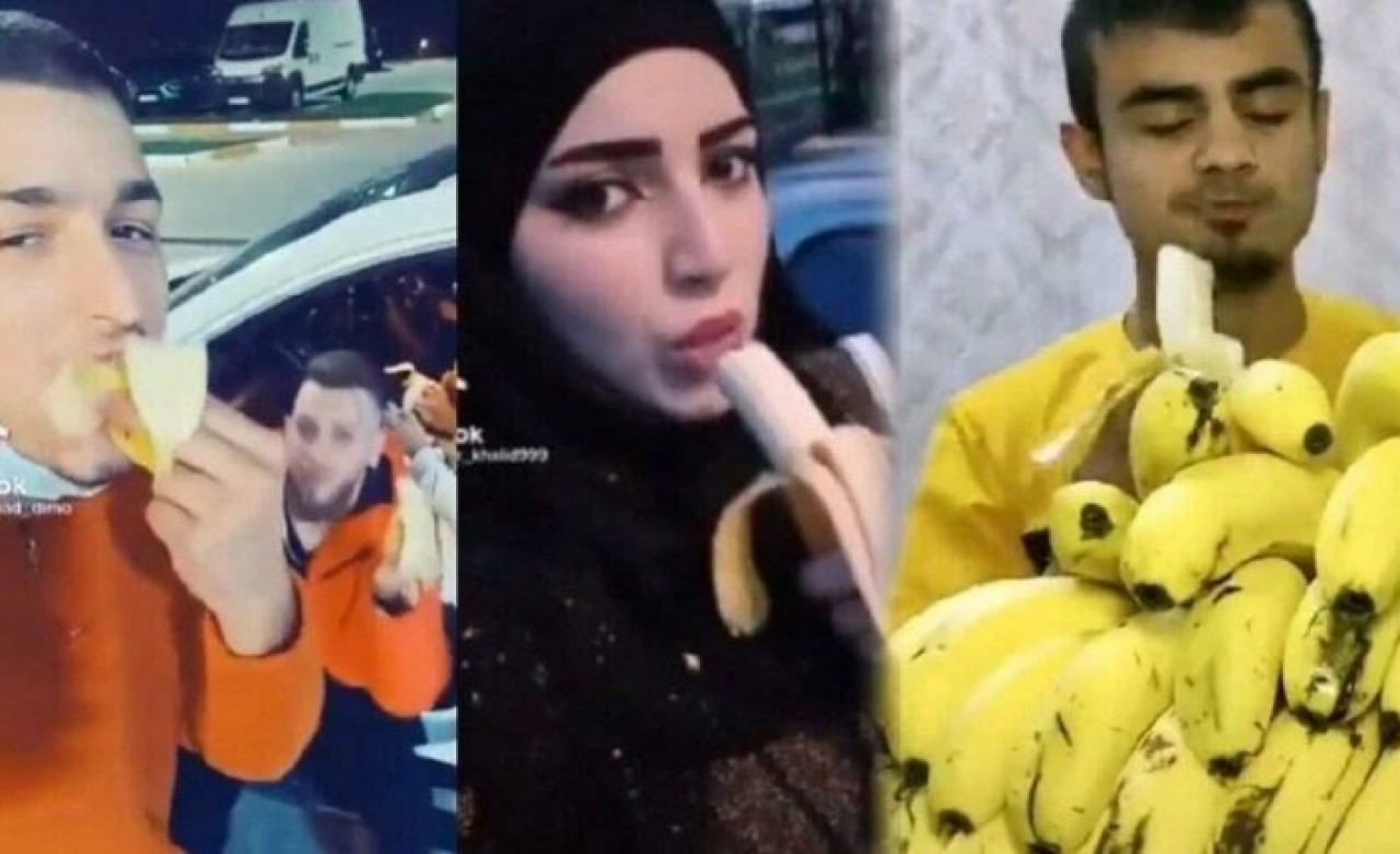 Muz yeme paylaşımı yapan 45 kişi için flaş karar