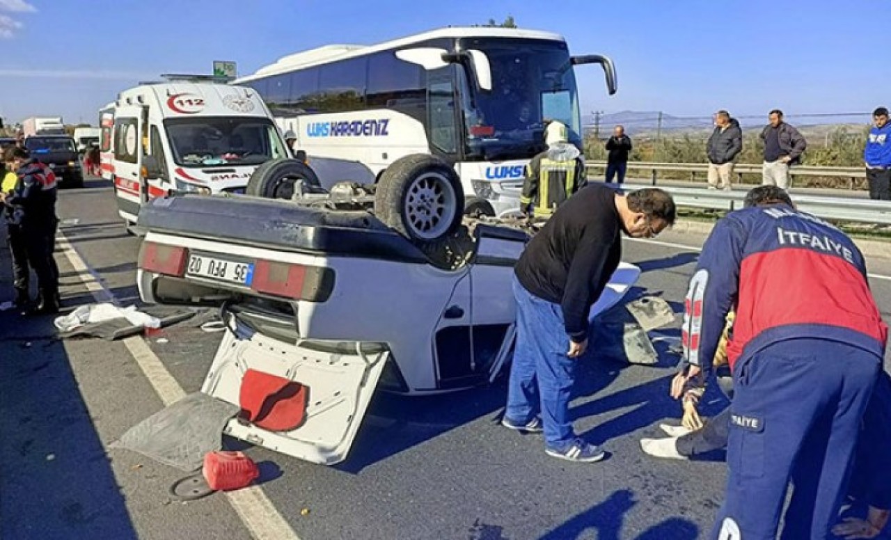 Salihli'de feci kaza: Sultan Helva öldü,  Emin Helva yaralandı
