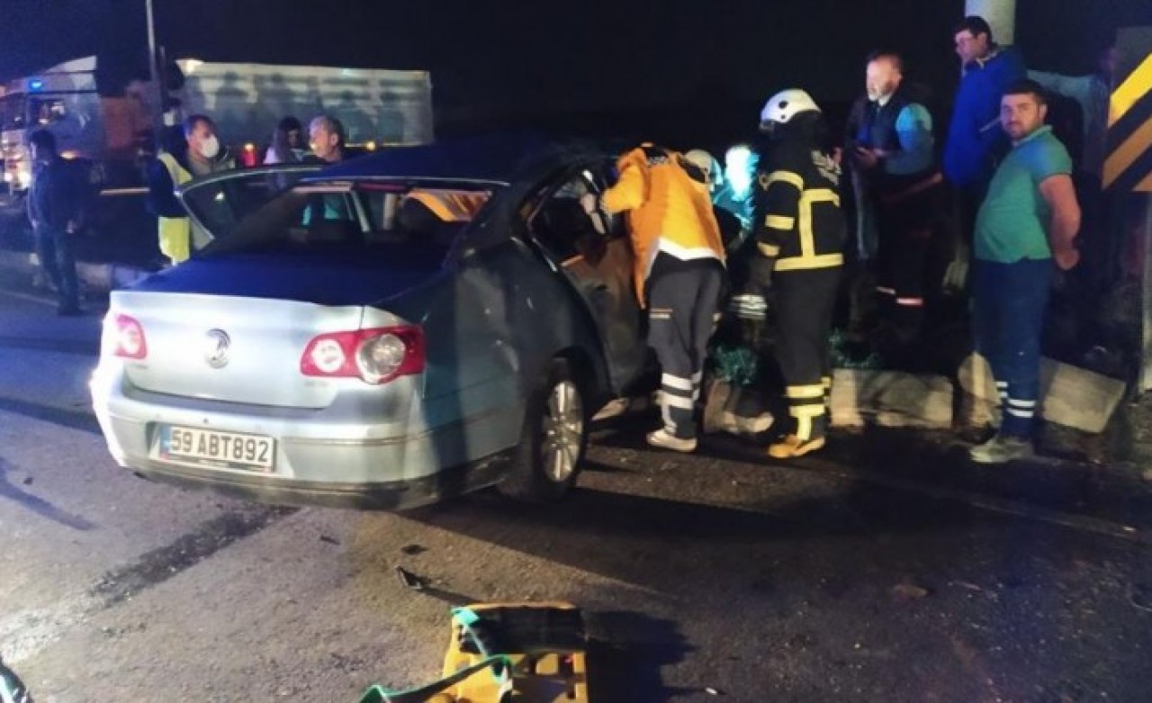 Tekirdağ'da feci kaza: Yağmur Toprak öldü,  3 kişi yaralandı