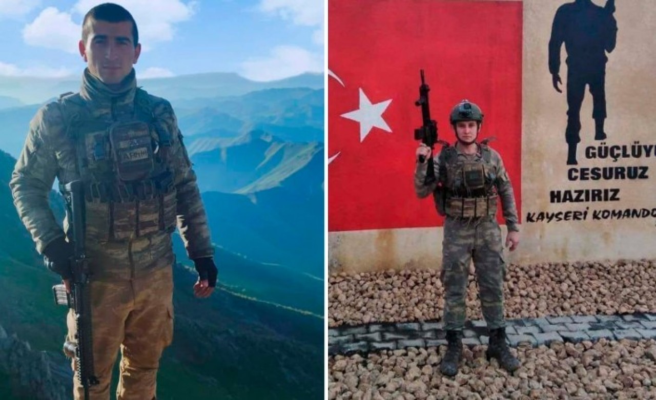 Acı haber: Uzman Çavuş Emre Ceylan ve Uzman Çavuş İdris Aköz şehit oldu