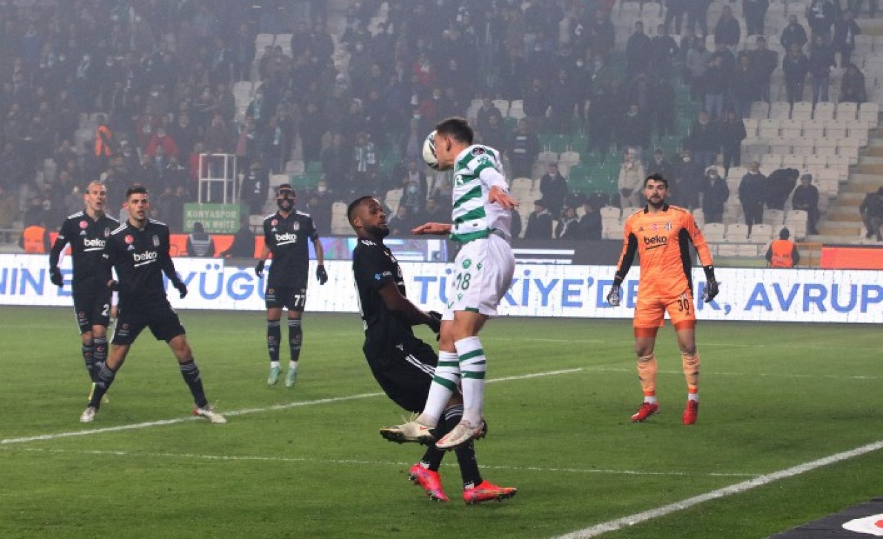 Beşiktaş isyan etti,  Konyaspor golü attı!