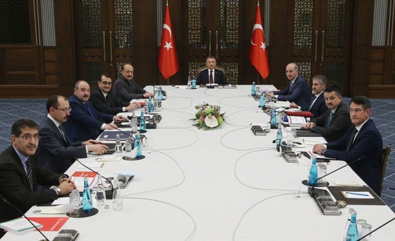 Cumhurbaşkanlığı Külliyesi'nde üst düzey ekonomi zirvesi