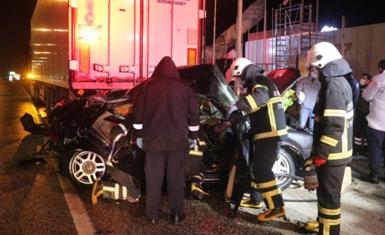 Edirne'de feci kaza: Hakkı Omarköy ve Ahmet Uygar Çolak öldü