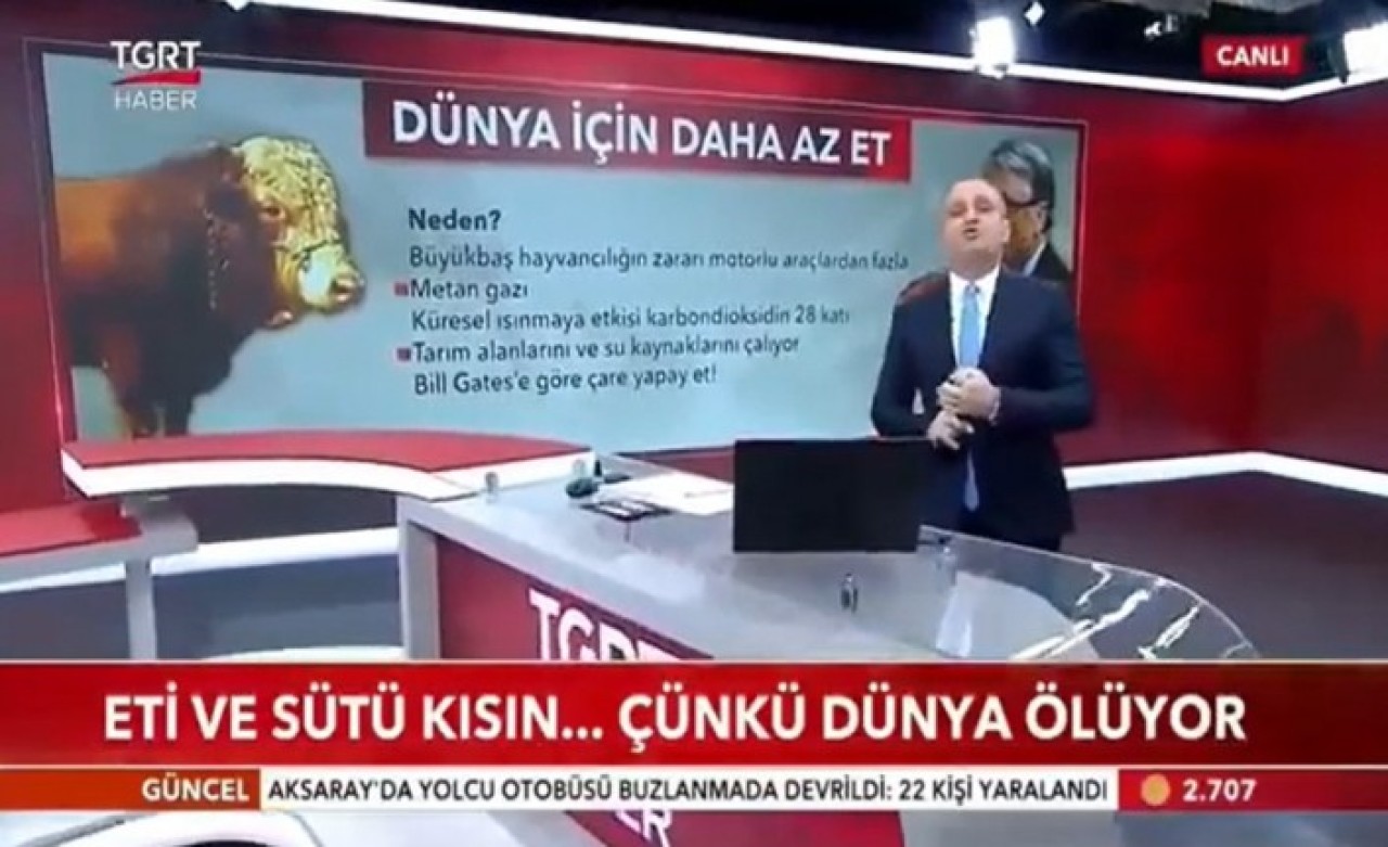 Et ve süt zamları sonrası TGRT'den tepki çeken haber: 'Ne kadar az tüketirsek o kadar faydalı'