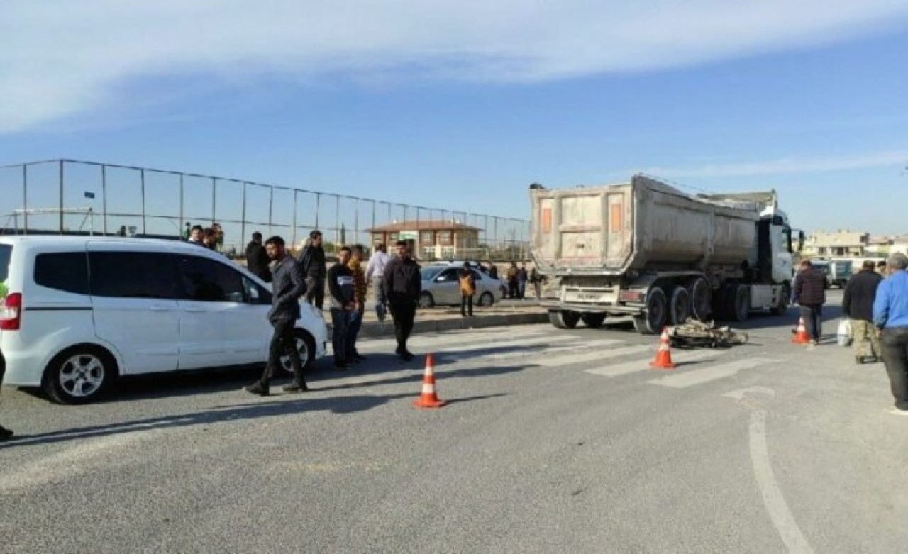 Mardin'de TIR motosiklete çarptı: 14 yaşındaki Davut Turan öldü