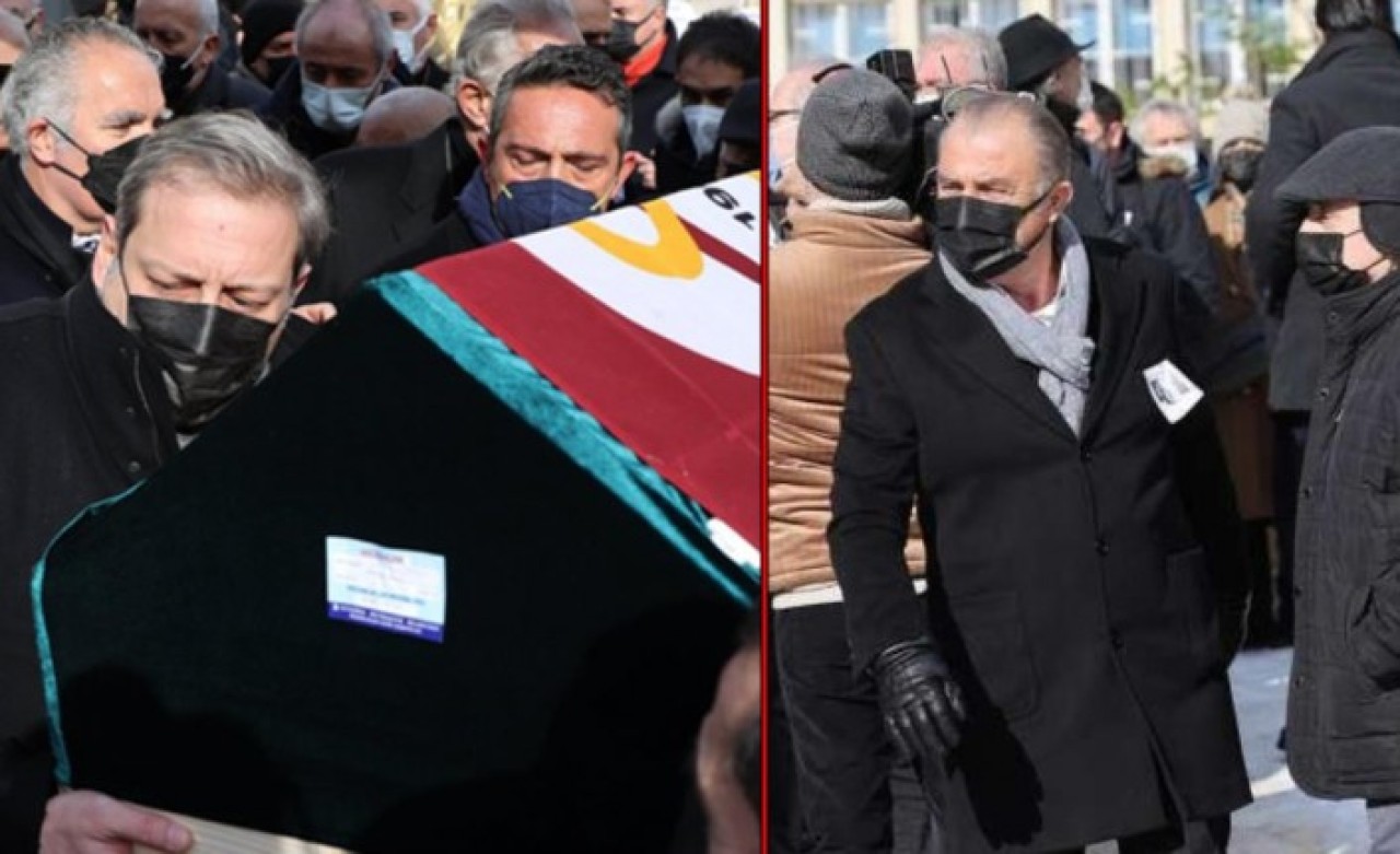 Cenazede dikkat çeken görüntü: Burak Elmas'ı gören Fatih Terim'den olay tepki