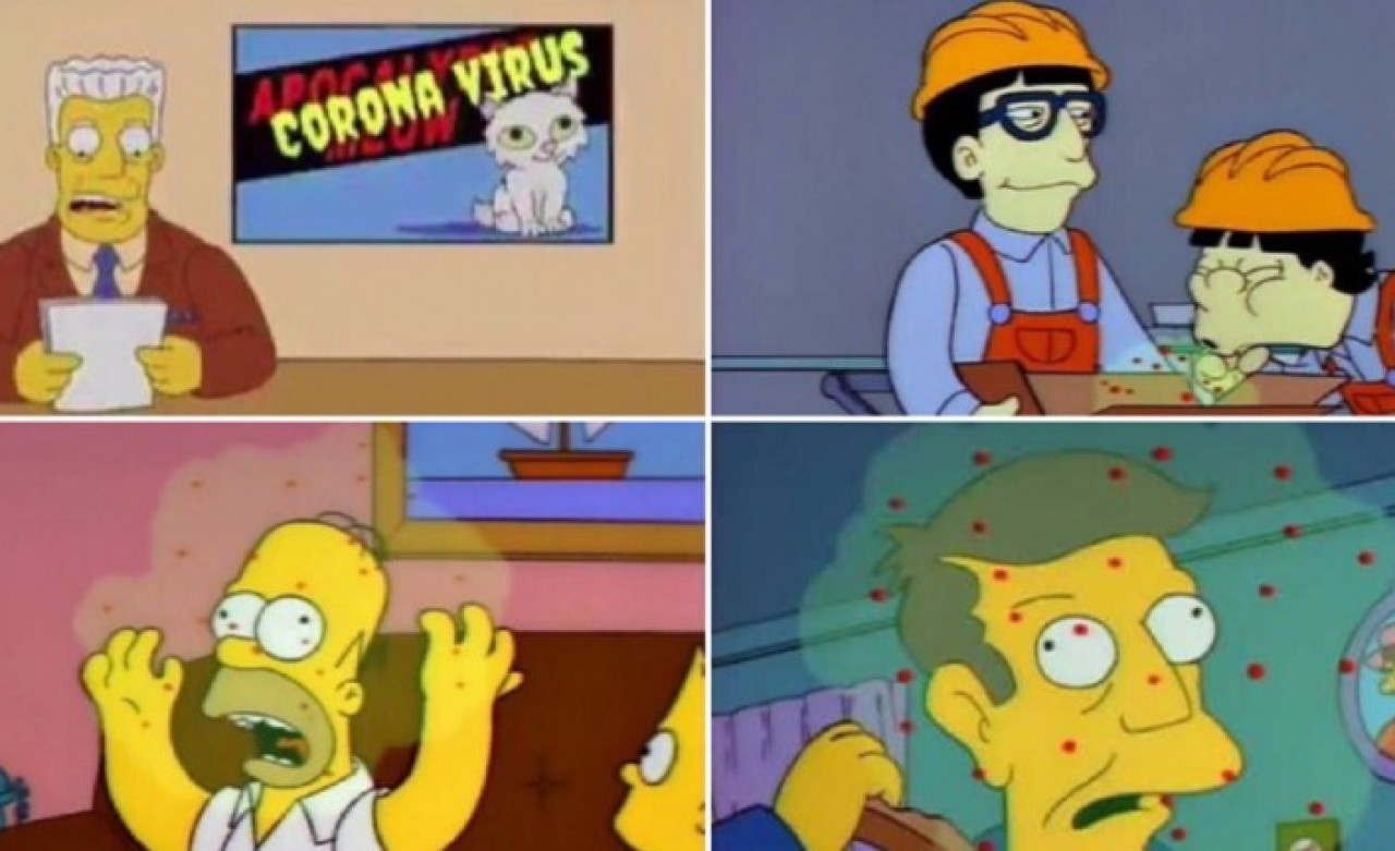 Çoğu şeyi önceden bilen The Simpsons koronanın bitiş tarihini verdi