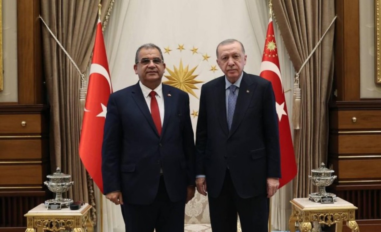 Cumhurbaşkanı Erdoğan,  KKTC Başbakanı Sucuoğlu'nu kabul etti