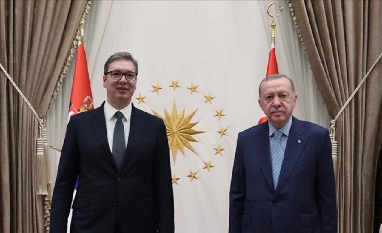 Sırbistan Cumhurbaşkanı Vucic'le görüştü: Cumhurbaşkanı Erdoğan'dan önemli açıklamalar